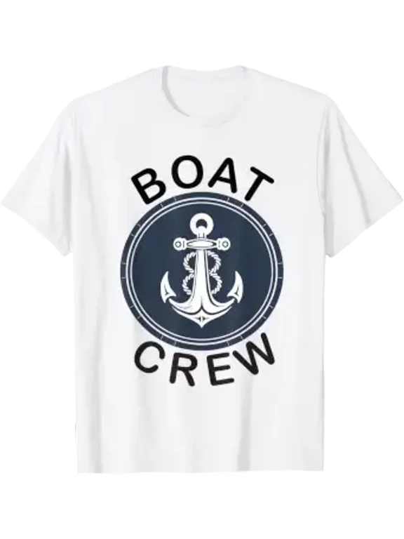 Anchor Motorboat or Sailing Boat Crew T-Shirt
