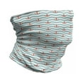 thumbnail image 1 of Anchor Neck Gaiter, Pattern Anchor Stripe, Unisex, Red Turquoise, by Ambesonne, 1 of 3