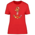 thumbnail image 1 of Anchor Of Flowers T-Shirt Women -Image by Shutterstock, Female Large, 1 of 2