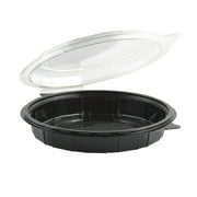 Anchor Packaging Gourmet Classics Recycled-PET Food Container Black/Clear, 30 oz. | 100/Case