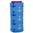 thumbnail image 1 of Anchor Pattern Slim Can Coolie (2 Pack), 1 of 3