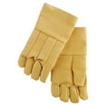thumbnail image 1 of High Heat Wool-Lined Gloves, Fiberglass, Yellow, Large, 1 of 2