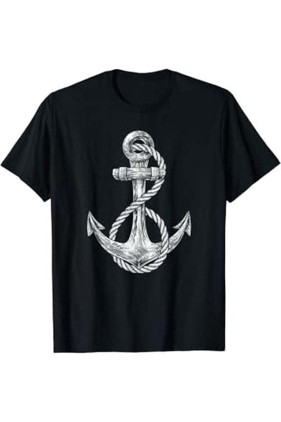 Anchor Rope Nautical Sailing Sail Sea T-Shirt