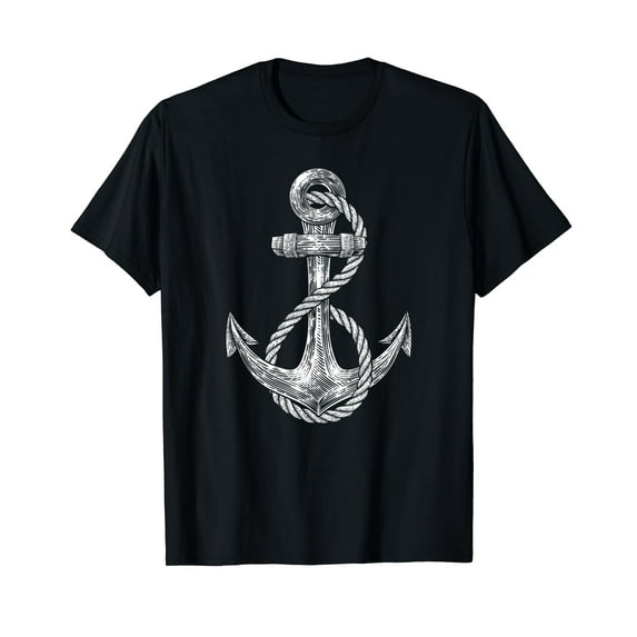 Anchor Rope Nautical Sailing Sail Sea T-Shirt