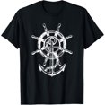thumbnail image 1 of Anchor & Rudder Cool Sailing Design Nautical Gift Men Women T-Shirt, 1 of 4