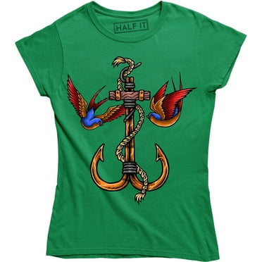Anchor Sailor Nautical Ship Ocean Sea Beach Sailing Pirate Cool T-Shirt