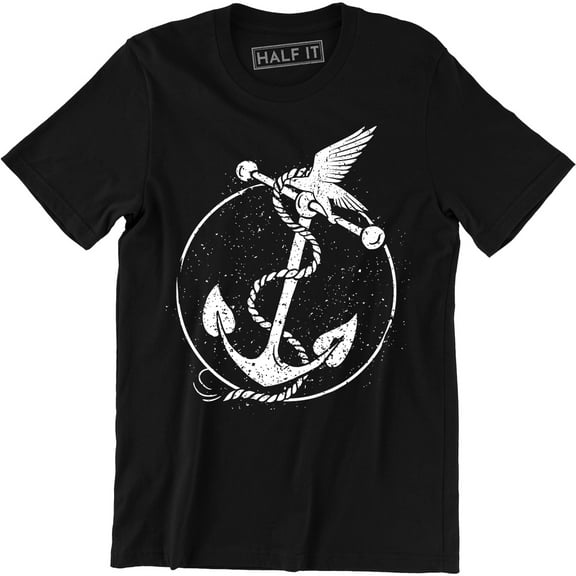 Anchor Sailor Nautical Ship Ocean Sea Beach Sailing Pirate Cool Tee Shirt