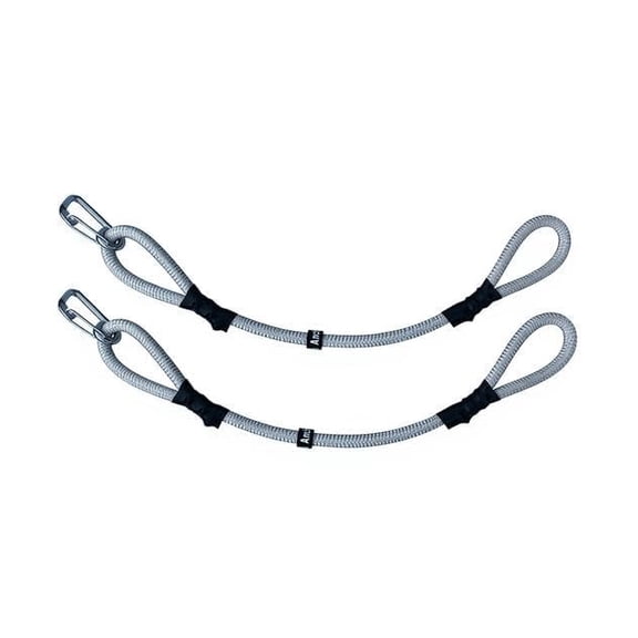 Anchor Shock - Dock Shock - Bungee Dock Lines, 24in Stretches to 40in | 2-Pack, Shock Absorber, Made in USA, UV Resistant, Boat Dock Rope & Mooring Lines