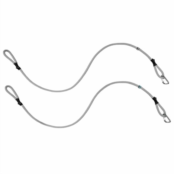 Anchor Shock - Dock Shock - Bungee Dock Lines, 60in Stretches to 100in | 2-Pack, Shock Absorber, Made in USA, UV Resistant, Boat Dock Rope & Mooring Lines