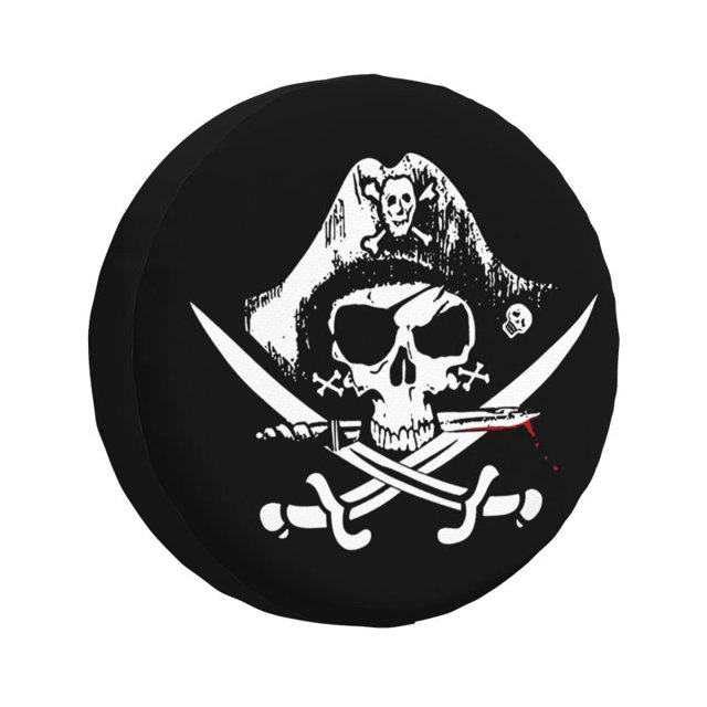 Anchor Skull Pirates Spare Wheel Tire Cover for Honda CRV RV SUV 4WD