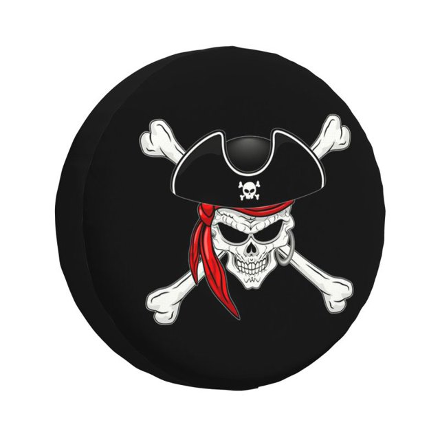Anchor Skull Pirates Spare Wheel Tire Cover for Honda CRV RV SUV 4WD