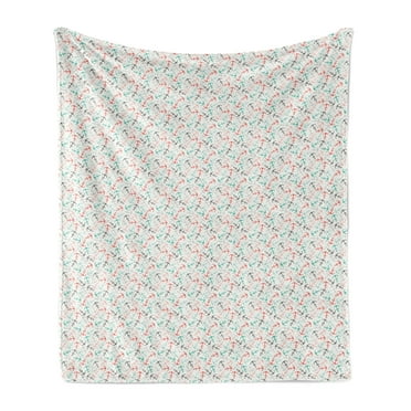 Anchor Soft Flannel Fleece Throw Blanket, Nautical in Retro Colors Yachting Theme Sailor Abstract Pattern Adventure, Cozy Plush for Indoor and Outdoor Use, 50" x 70", Multicolor, by Ambesonne