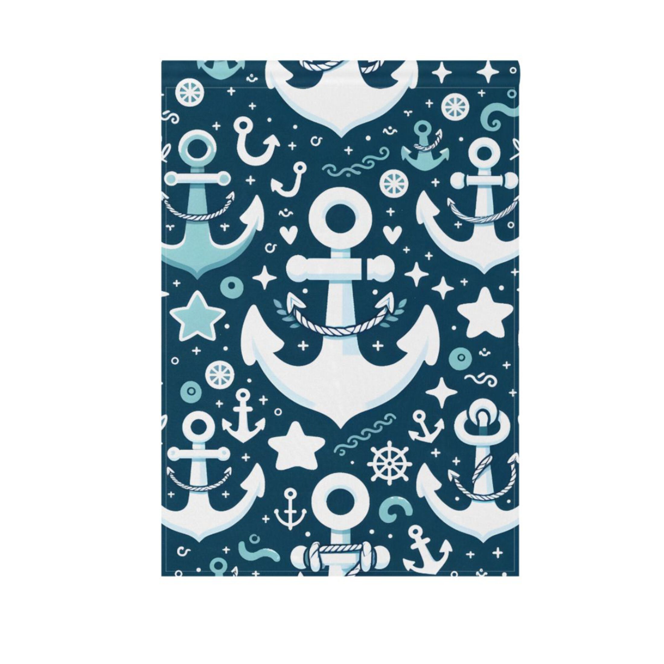 Anchor Star Rudder Heart Garden Flag 12