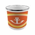 thumbnail image 1 of Anchor Steel Camping Mug, Anchor Image in a Circle Round Enlightened Drawing Controlling the Seabed Print, Printed Thermal Cup for Camping and Outdoor Activities, by Ambesonne, 1 of 2