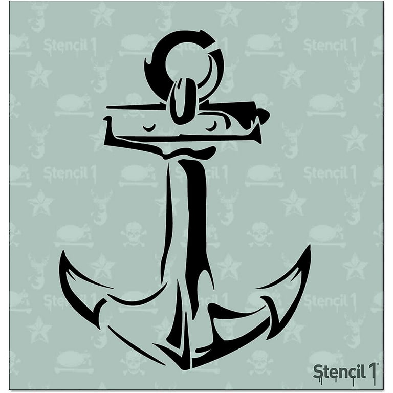 Stencil1 Anchor Stencil, 6 x 6