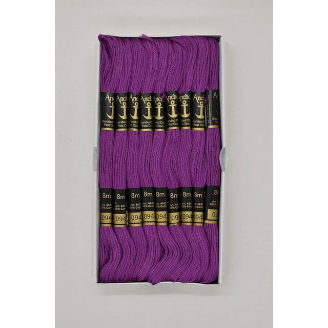 Anchor Thread Stranded Cotton Skiens Cross/Long Stitched Embroidery ...