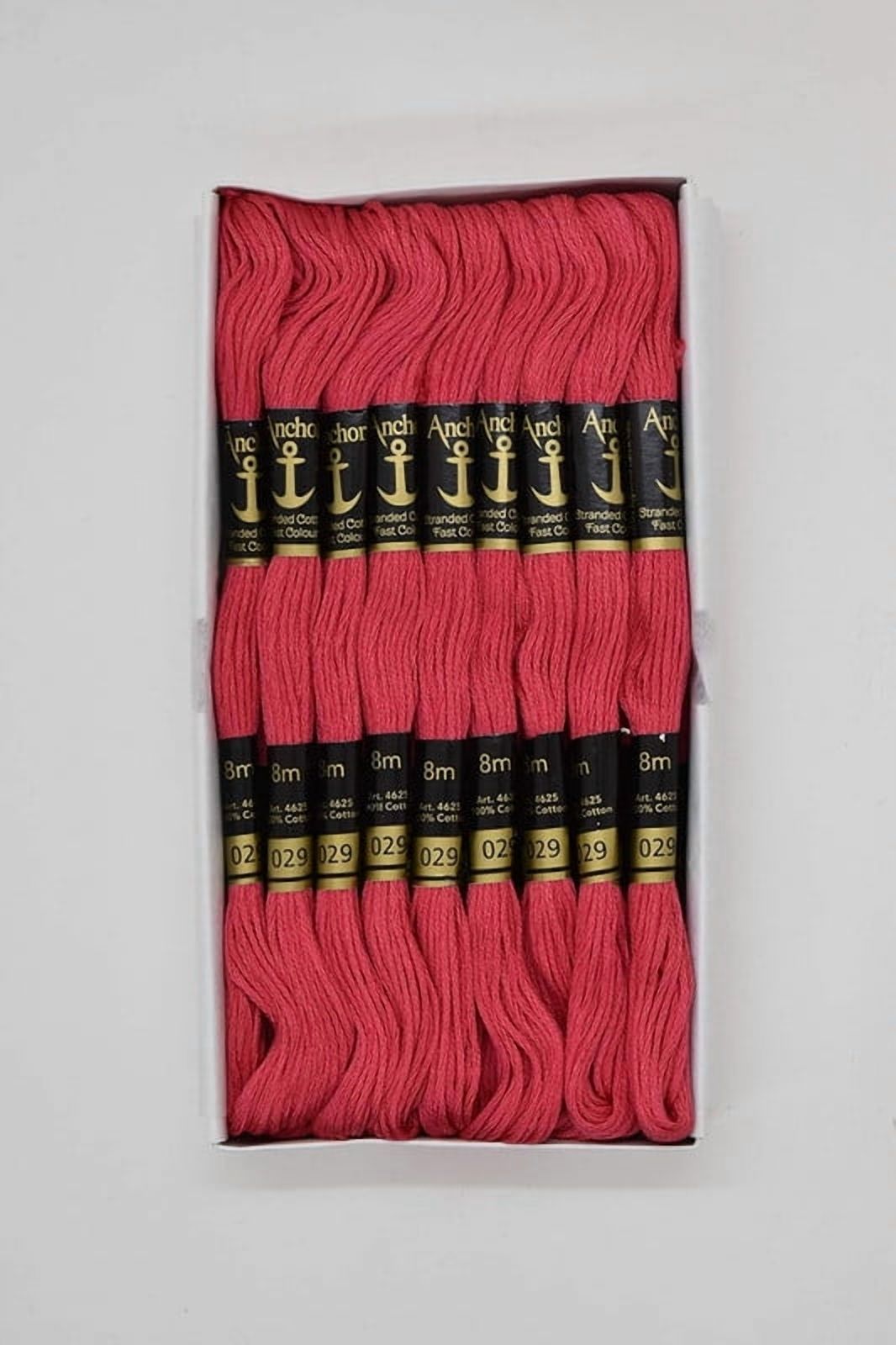 Anchor Thread Stranded Cotton Skiens Cross/Long Stitched Embroidery Threads (Set of 25 Pieces)