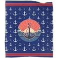 thumbnail image 1 of Anchor Throw Blanket Soft Flannel Summer Air Conditioner Blanket Warm Blanket for Bed Couch Living Room(80"x60"), 1 of 1