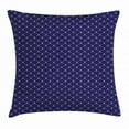 thumbnail image 1 of Anchor Throw Pillow Cushion Cover, Checkered Pattern with Stylized Chain and Marine Icon Ocean Cruise Vacation, Decorative Square Accent Pillow Case, 16 X 16 Inches, Royal Blue White, by Ambesonne, 1 of 2