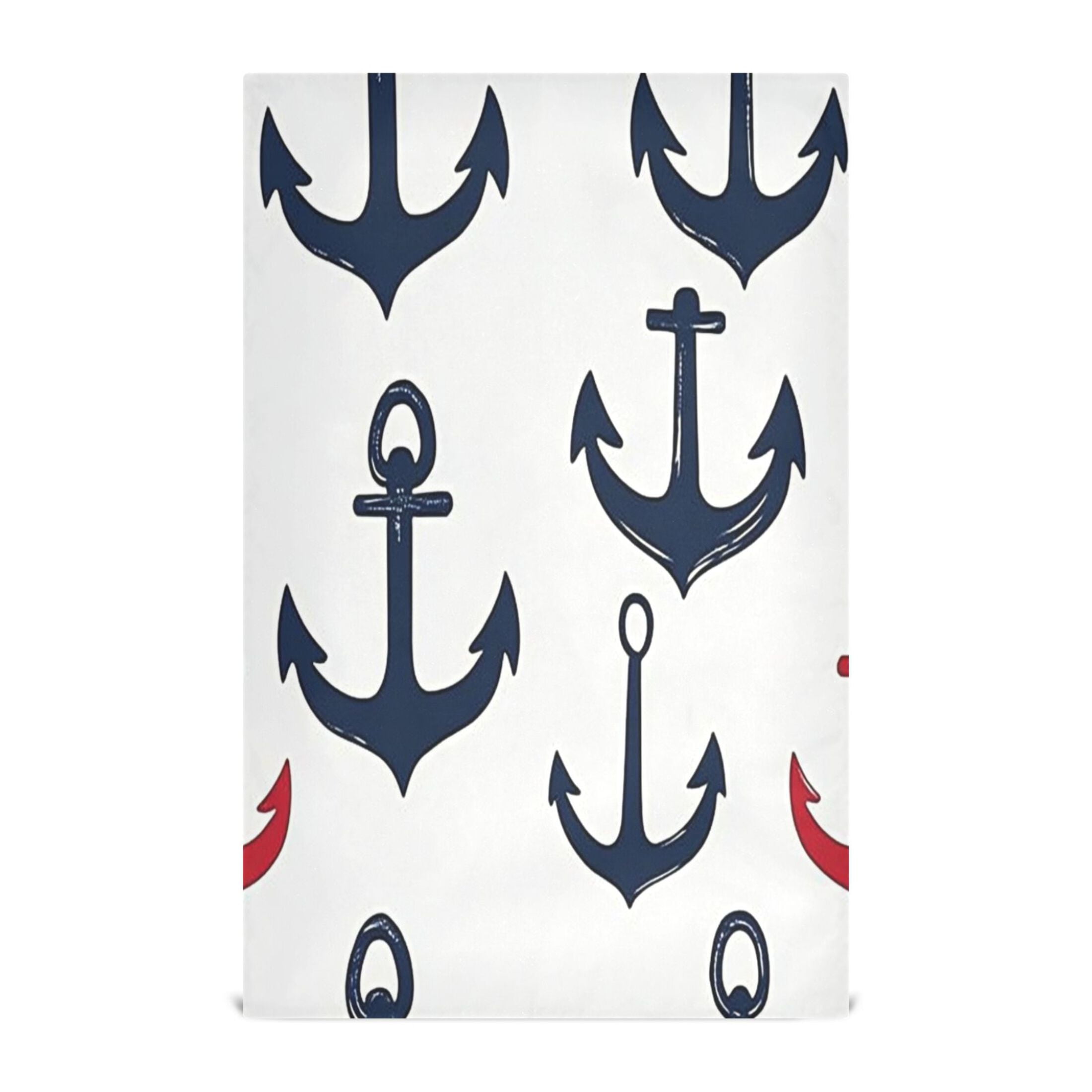 Anchor Variety Design Kitchen Towels 6-Piece Pack Tea Towels for Kitchen Decorative Waffle Design 28x18in