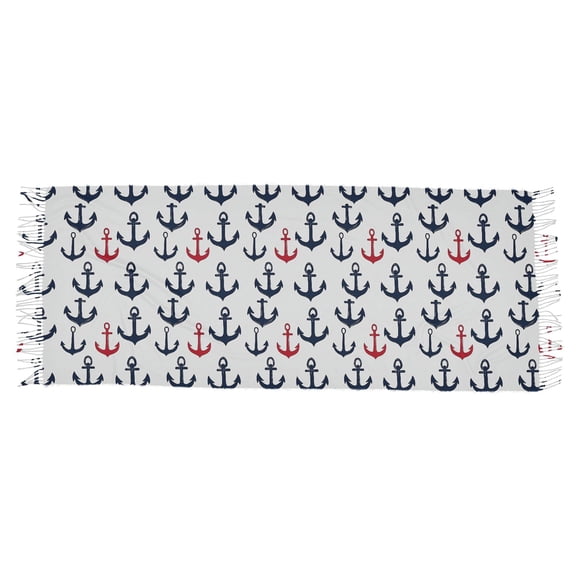Anchor Variety Design Women's Cold Weather Scarves Lightweight Warm Fashion Scarves, Breathable 86.6''x30.7''