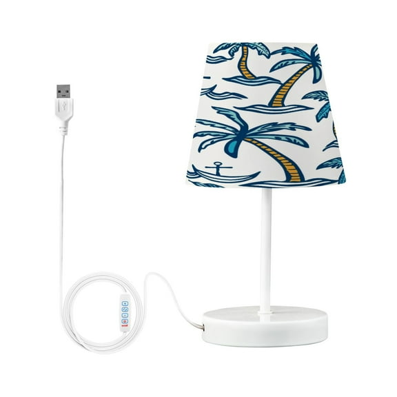 Anchor Wave Tree Desk Lamp LED Table Nightstand Lamps with 3 Color Temperatures for Home Bedroom Living Room Decor 8x12