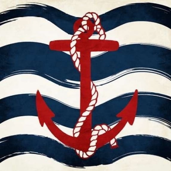 Anchor Waves Poster Print by Jace Grey