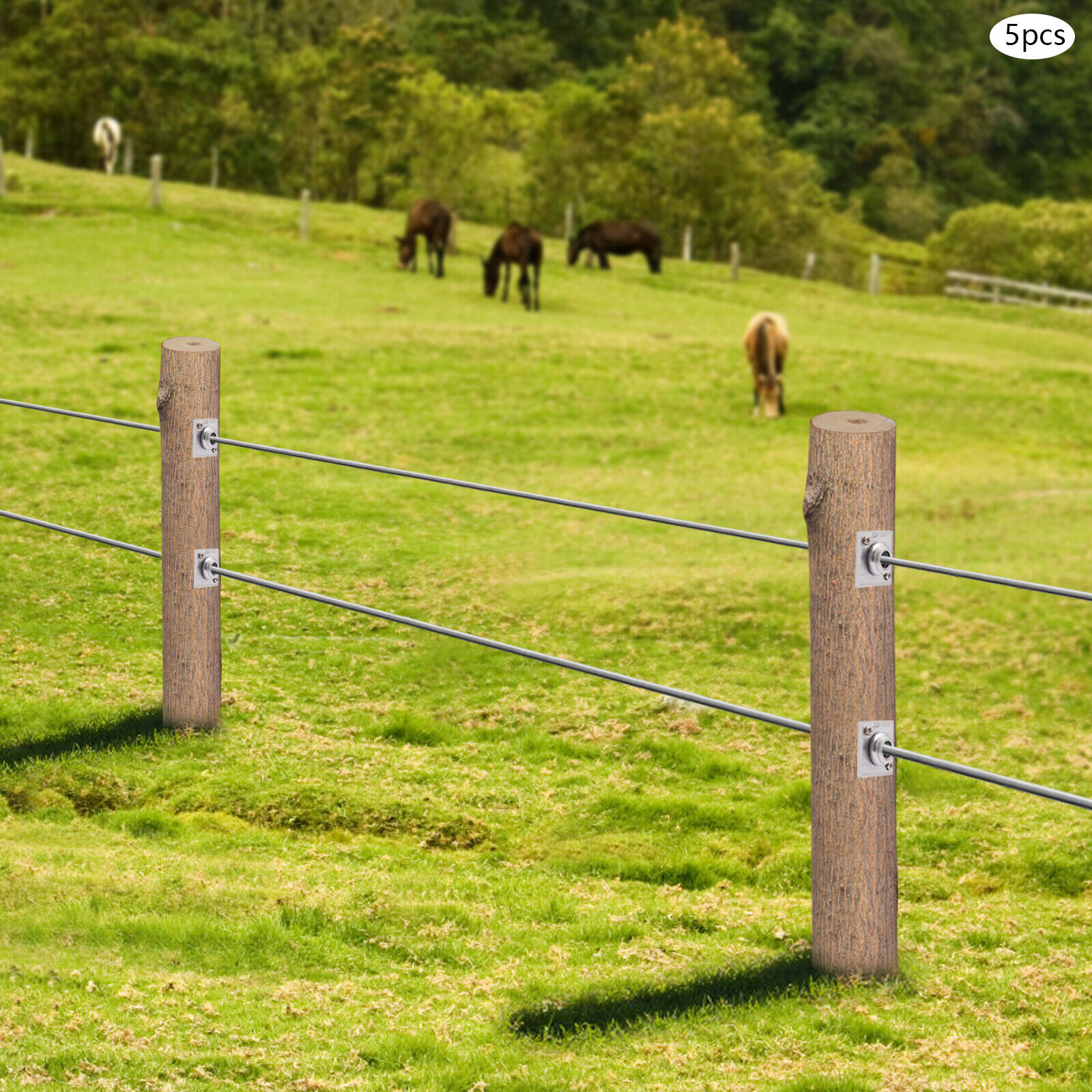 Anchor Wire Vise Anchor Vise Grape Trellis For 12.5 Gauge 0.25" Threaded Hole 5X