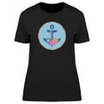thumbnail image 1 of Anchor With Sea Life Doodle T-Shirt Women -Image by Shutterstock, Female Medium, 1 of 2