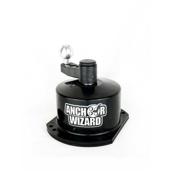 Anchor Wizard Low Profile Kayak Anchor, Lightweight Plastic Boat Accessory with 45ft Rope