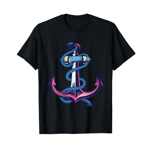 Anchor Womens Nautical Anchor T-Shirt