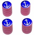 thumbnail image 1 of Anchor and Rope Ship Boat Boating Sailing Tire Rim Wheel Aluminum Valve Stem Caps, Multiple Colors, 1 of 1
