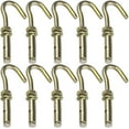 thumbnail image 1 of Anchor bolts, Stainless steel Expansion Sleeve Anchor Screw Bolts,Expansion Bolts - Open Expansion Hook Expansion Anchor Bolt, M10*100(90°) / 5 Pieces (Color : M10*120(90°)/5 Pieces) (Color : M8/5 Pie, 1 of 5