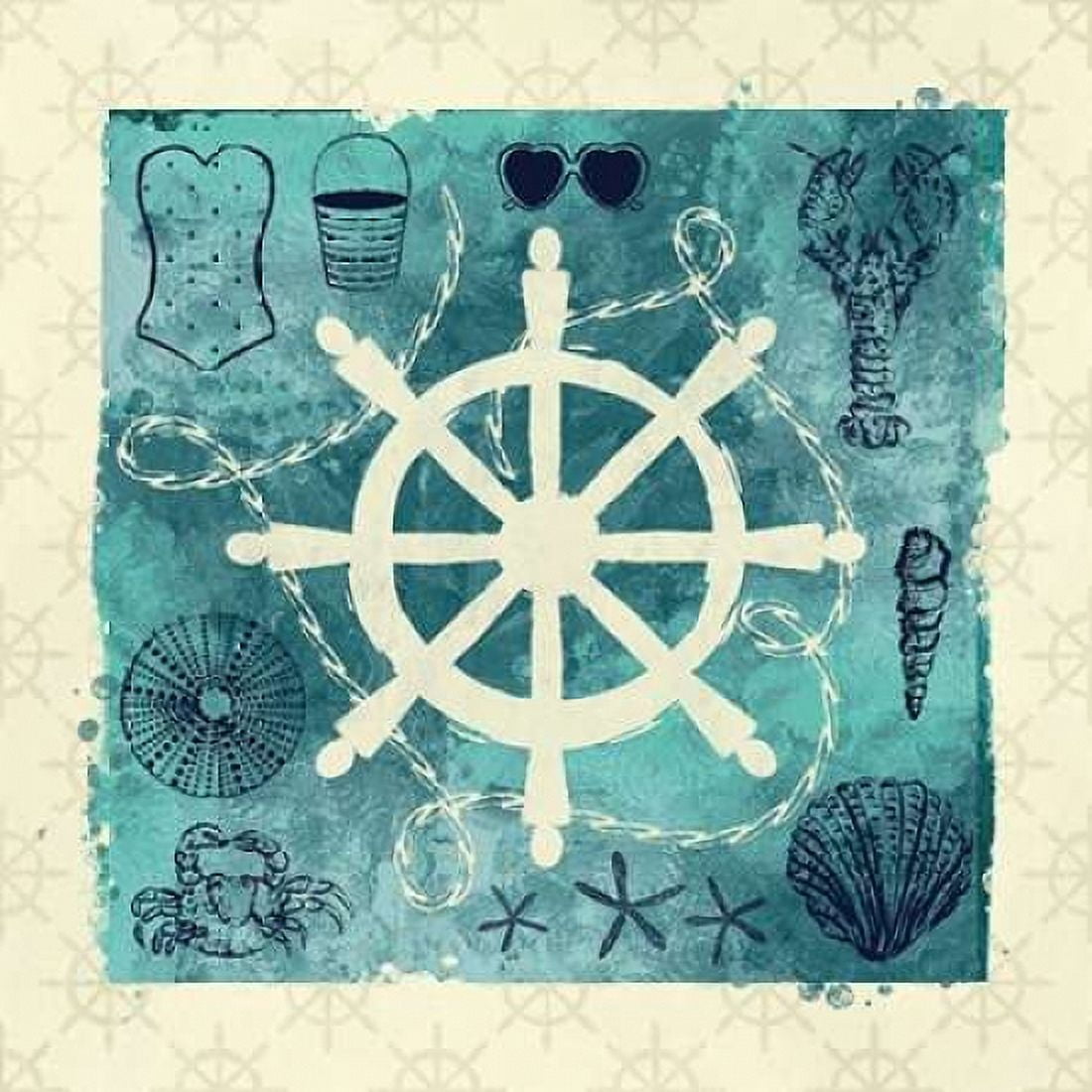 Anchor in Love II Canvas Art - Ashley Sta Teresa (24 x 24)