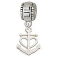 thumbnail image 1 of Anchor with Heart - Lil Sister Charm Bead, 1 of 1