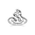 thumbnail image 1 of Anchor with Rope Nautical Ring Sterling Silver, 1 of 1