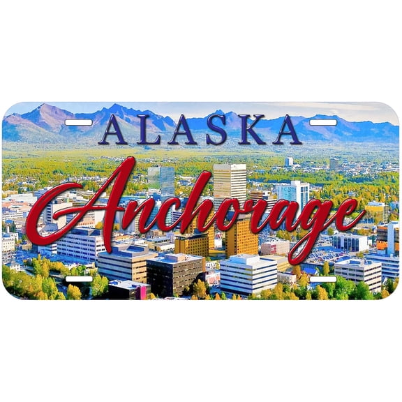 Anchorage AK TAG03 Novelty Car Auto License Plate