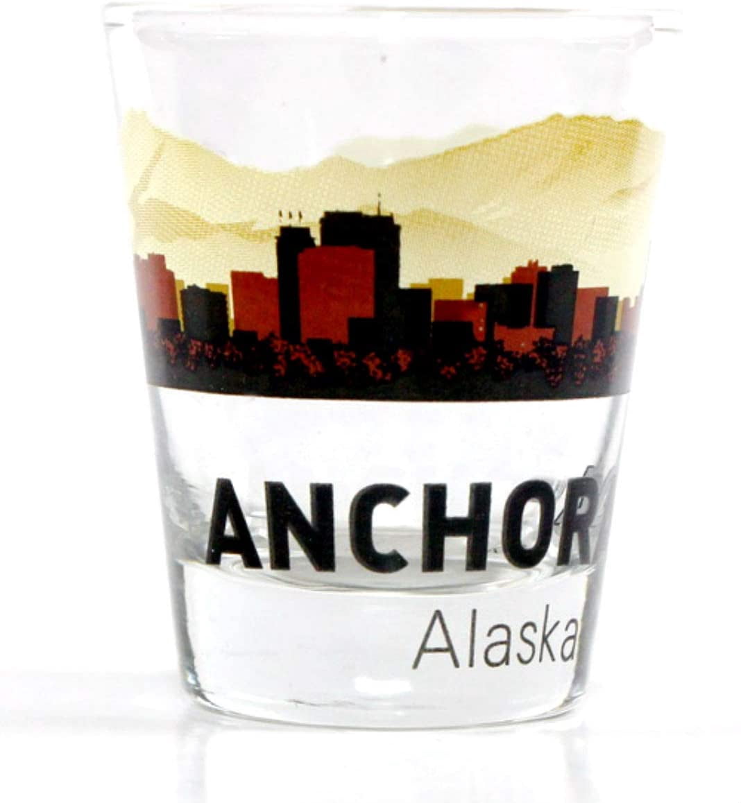 Alaska Last Frontier State Elements Souvenir Shot Glass - 2.25" Tall Collectible