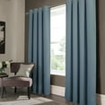 thumbnail image 1 of Olivia Gray Anchorage Blackout Grommet Single Curtan Panel - 54x90", Blue, 1 of 5