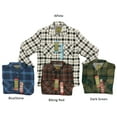 thumbnail image 1 of Anchorage Expedition Men's Long Sleeve Button Down Brawny Flannel (White, XXL), 1 of 2