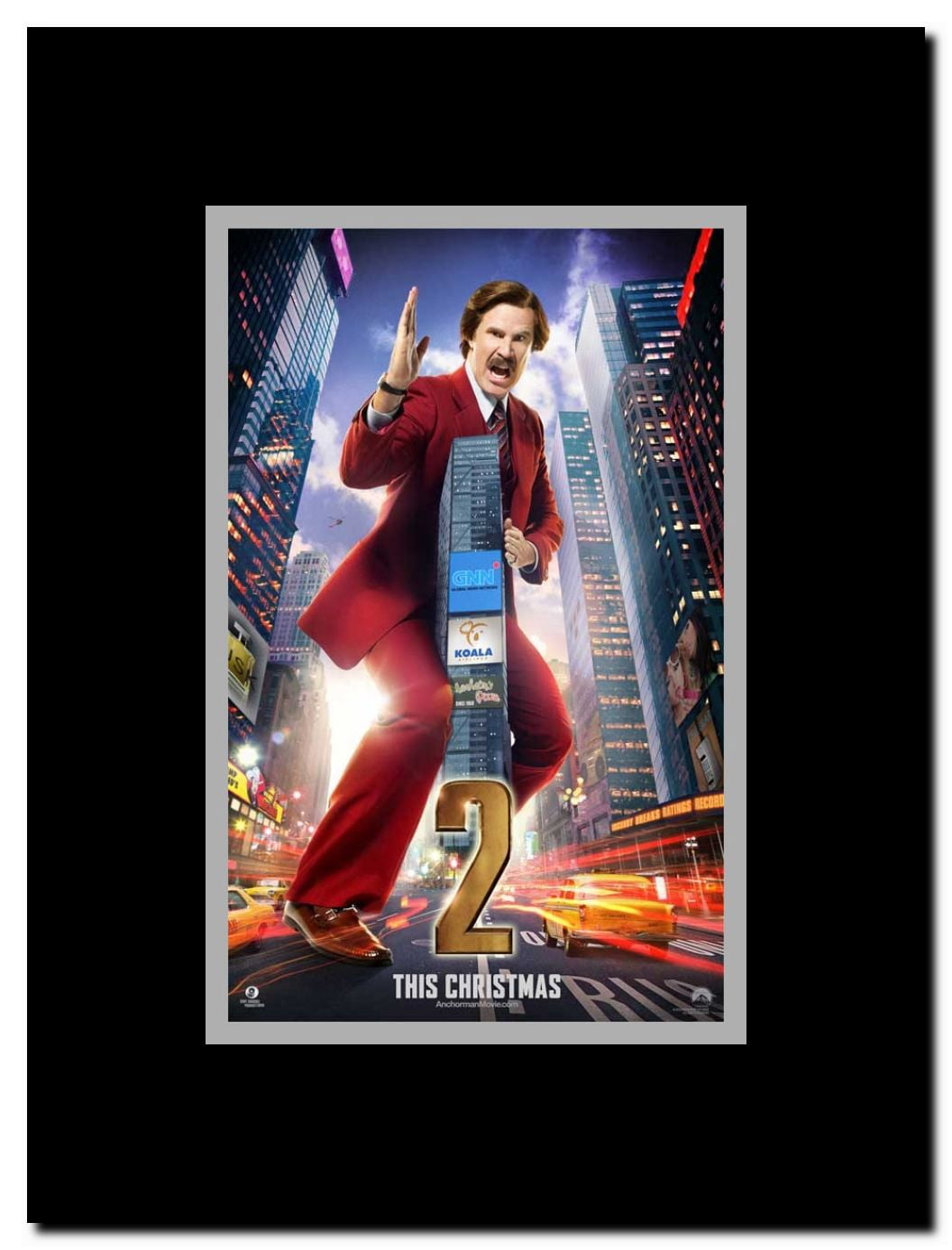 Anchorman 2: The Legend Continues Framed Movie Poster