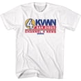 thumbnail image 1 of Anchorman Ch 4 News Logo White Adult T-Shirt 4Xl, 1 of 2