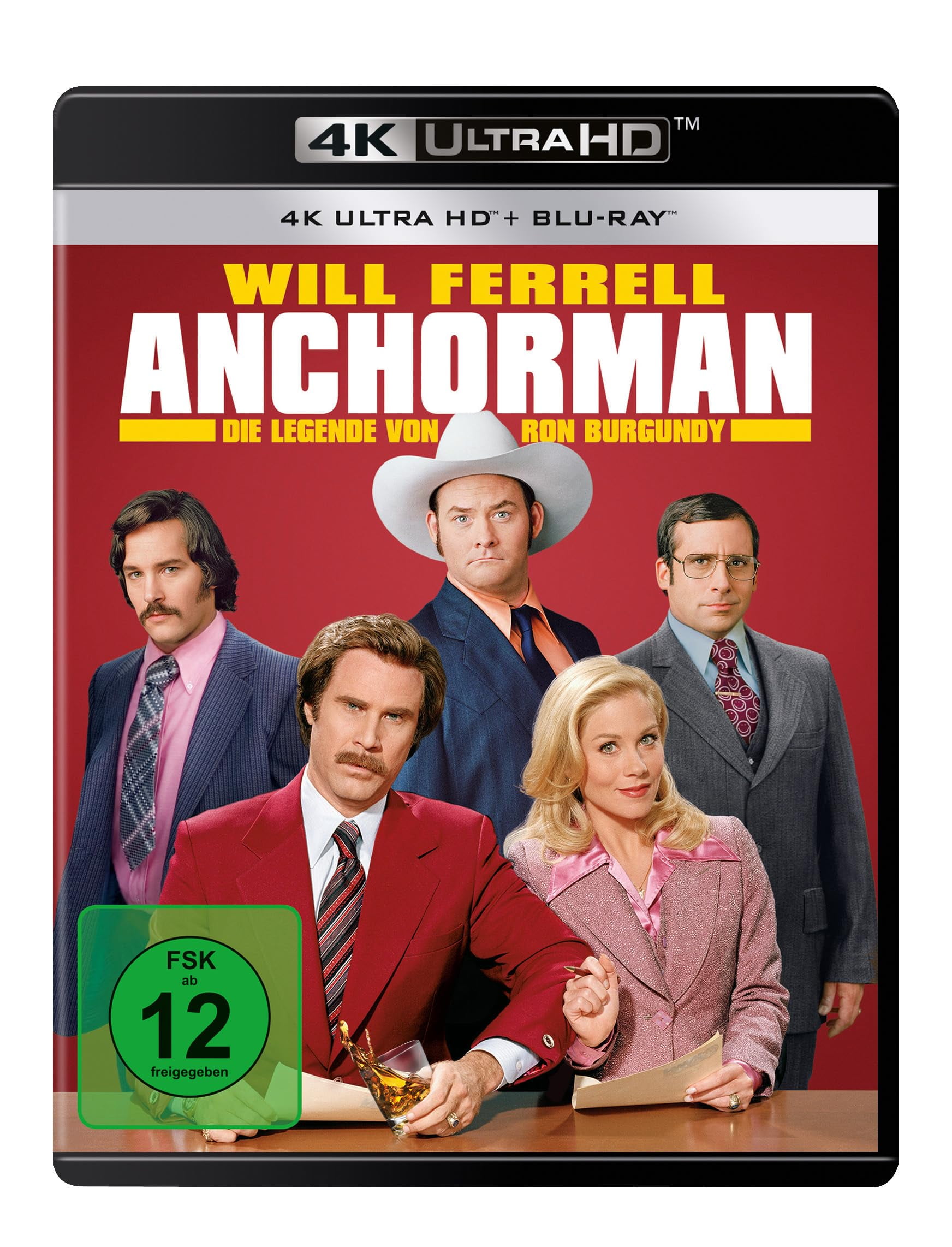 PARAMOUNT Anchorman/Legende von Ron Burgundy - 4K UHD/Blu-ray (4K Ultra HD) Paul Rudd Fred Willard