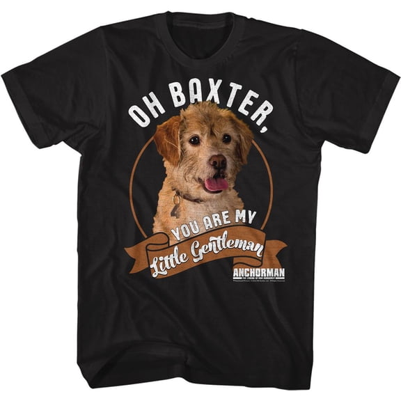 Anchorman Little Gentleman Black Adult T-Shirt