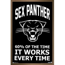 Anchorman - Panther Wall Poster, 22.375" x 34", Framed