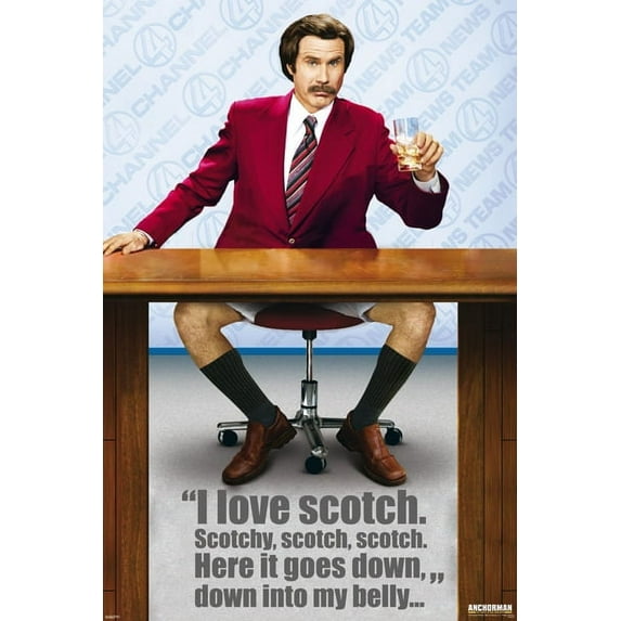 Anchorman - Scotch Poster (24 x 36)