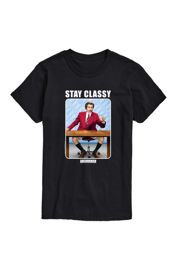 - Stay Classy - Men's Short Sleeve Graphic T-Shirt