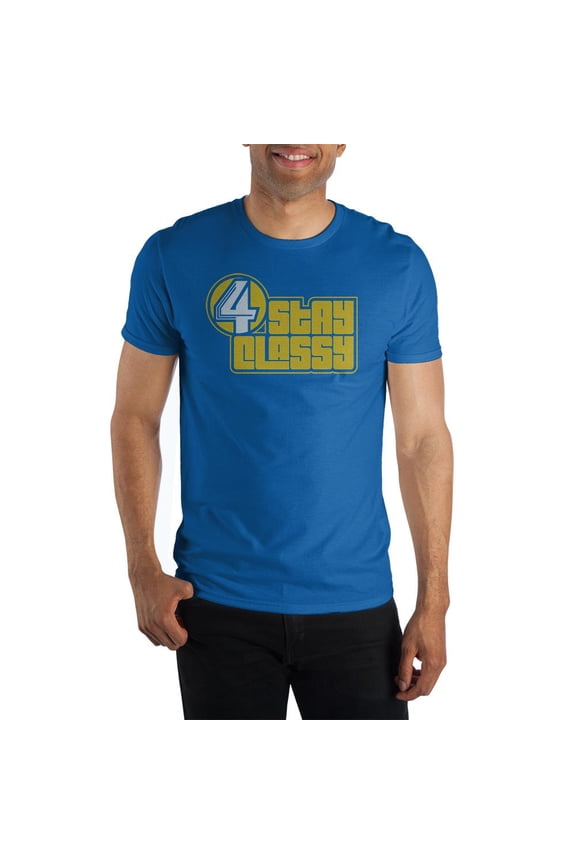Anchorman Stay Classy Short-Sleeve T-Shirt-Large