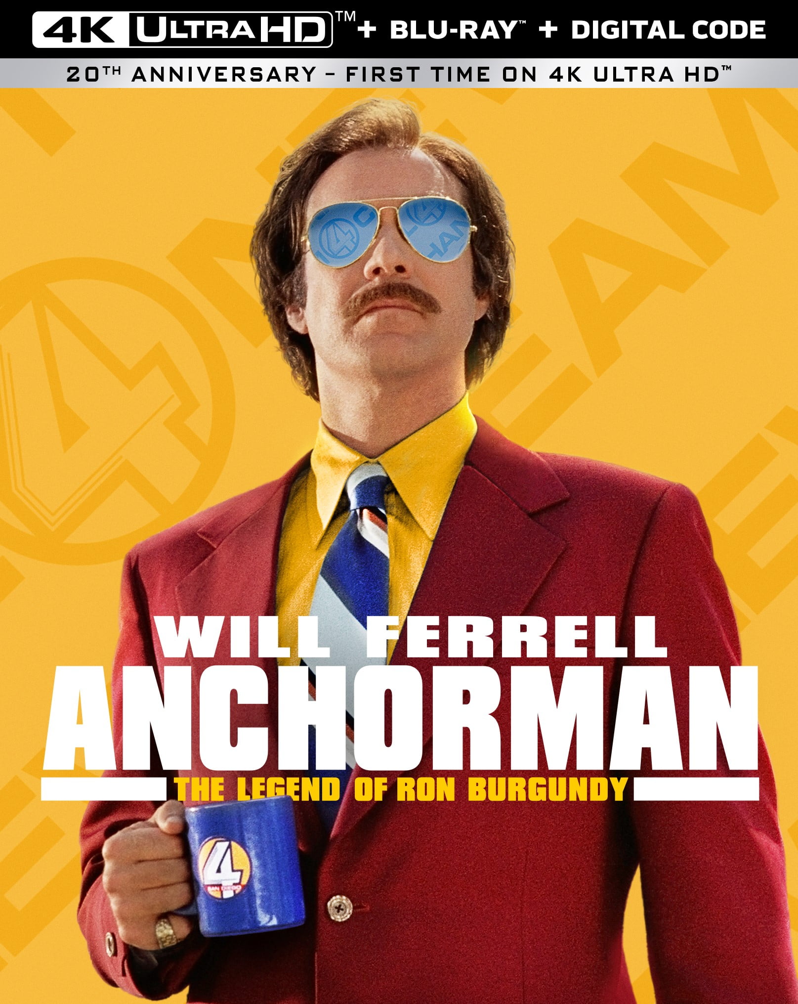 Anchorman: The Legend of Ron Burgundy 4K UHD Blu-ray Box Set