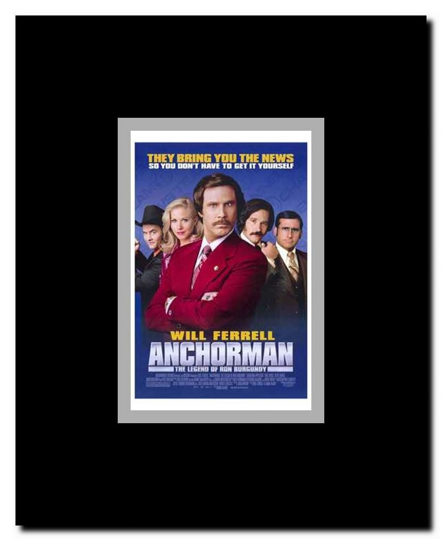 Anchorman: the Legend of Ron Burgundy Framed Movie Poster
